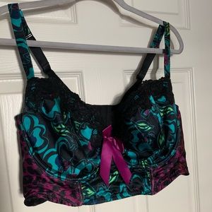 Multi Colored Full back Bra
